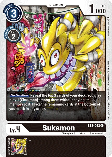 Sukamon 「BT3-063」「EN」