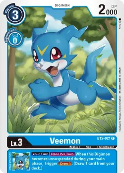 Veemon 「BT2-021」「EN」