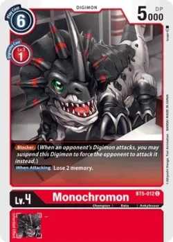Monochromon — Judge Pack 1 #BT5-012 · Digimon