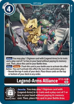 Legend-Arms Alliance 「ST13-16」「EN」