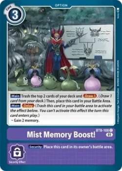 Mist Memory Boost! 「BT8-108」「EN」