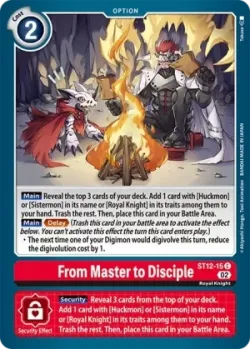 From Master to Disciple 「ST12-15」「EN」