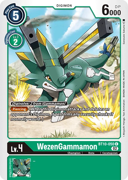 WezenGammamon 「BT10-050」「EN」