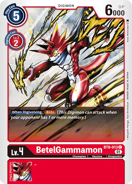 BetelGammamon 「BT8-013」「EN」