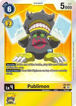 Publimon — LM-01: Limited Card Pack Digimon Ghost Game #LM-007 · Digimon