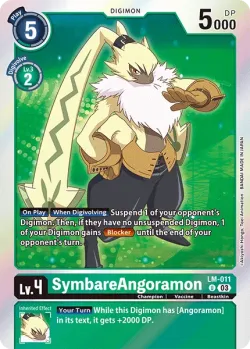 SymbareAngoramon — Pre-Release Pack: Exceed Apocalypse #LM-011 · Digimon