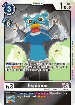 Espimon — LM-01: Limited Card Pack Digimon Ghost Game #LM-014 · Digimon