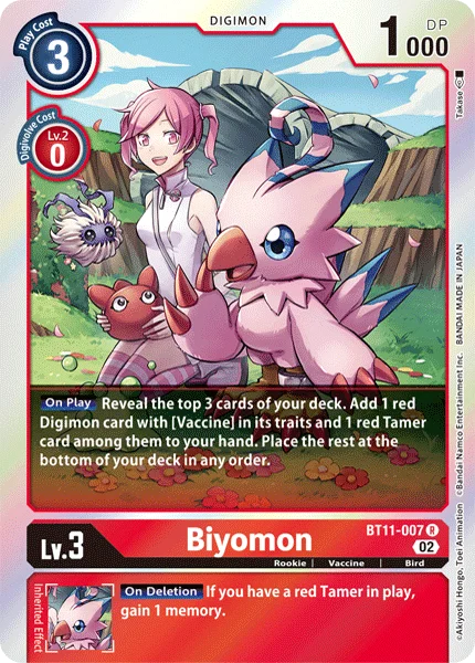 Biyomon 「BT11-007」「EN」