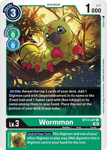 Wormmon 「BT12-047」「EN」