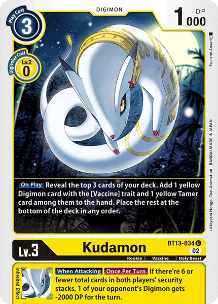 Kudamon 「BT13-034」「EN」