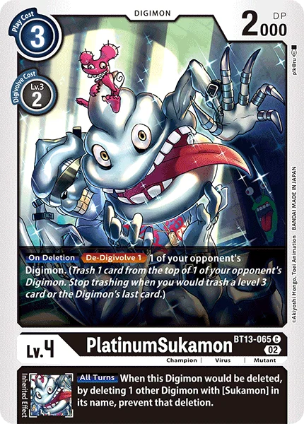PlatinumSukamon 「BT13-065」「EN」