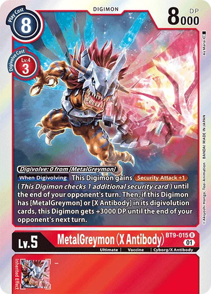 MetalGreymon (X Antibody) 「BT9-015」「EN」