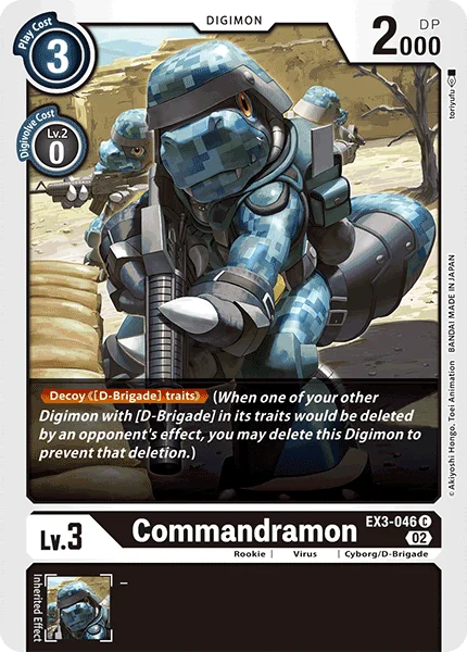 Commandramon 「EX3-046」「EN」