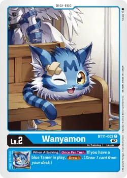 Wanyamon — LM-02: Limited Card Pack DeathXmon #BT11-002 · Digimon