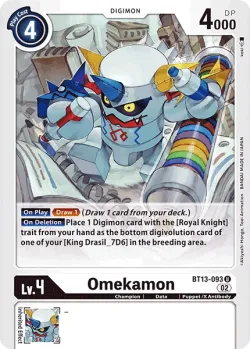 Omekamon 「BT13-093」「EN」