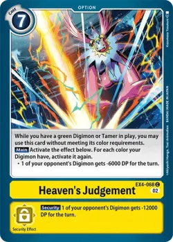 Heaven's Judgement 「EX4-068」「EN」