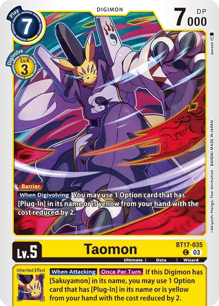 Taomon 「BT17-035」「EN」
