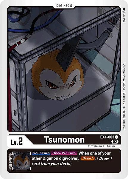 Tsunomon 「EX4-003」「EN」