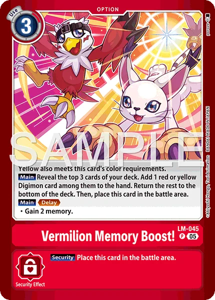 Vermilion Memory Boost! 「LM-045」「EN」