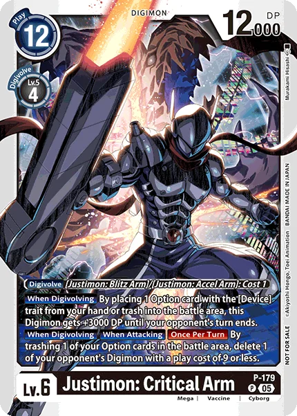 Justimon: Critical Arm 「P-179」「EN」