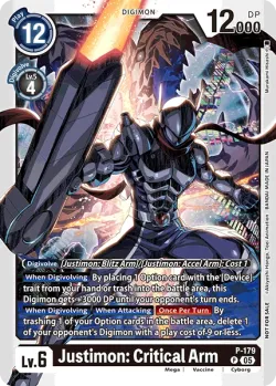 Justimon: Critical Arm 「P-179」「EN」