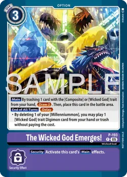 The Wicked God Emerges! 「P-193」「EN」