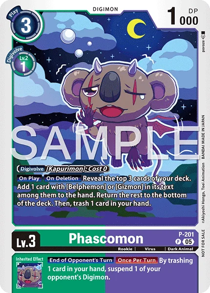 Phascomon 「P-201」「EN」