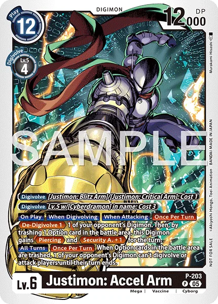 Justimon: Accel Arm 「P-203」「EN」