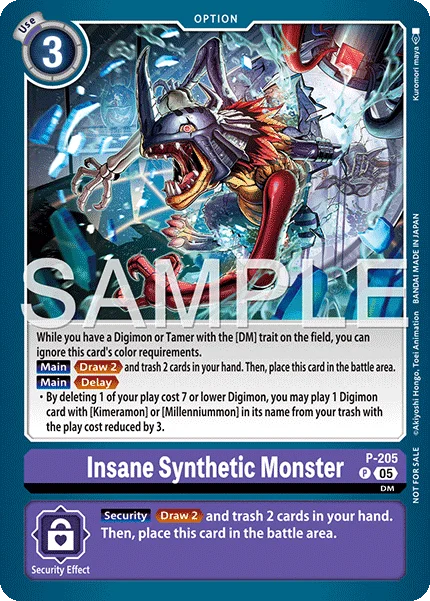 Insane Synthetic Monster 「P-205」「EN」