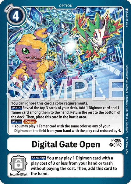 Digital Gate Open 「P-206」「EN」