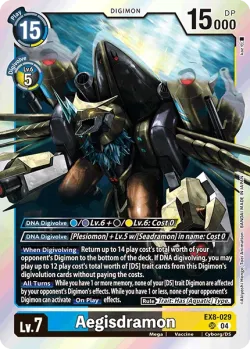 Aegisdramon — LM-08: LIMITED CARD PACK FINAL CREST #EX8-029 · Digimon