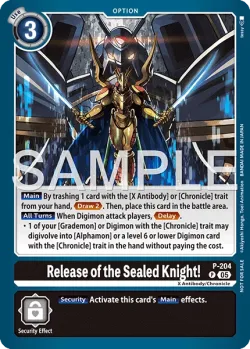 Release of the Sealed Knight! 「P-204」「EN」