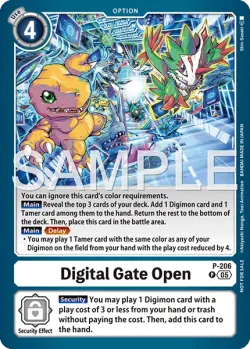 Digital Gate Open 「P-206」「EN」