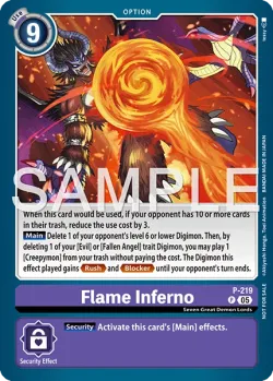 Flame Inferno 「P-219」「EN」
