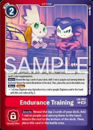 Endurance Training 「LM-063」「EN」