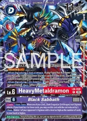 HeavyMetaldramon 「LM-068」「EN」