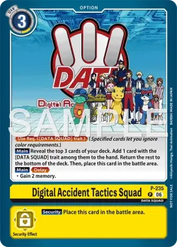 Digital Accident Tactics Squad 「P-235」「EN」