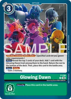 Glowing Dawn 「P-236」「EN」