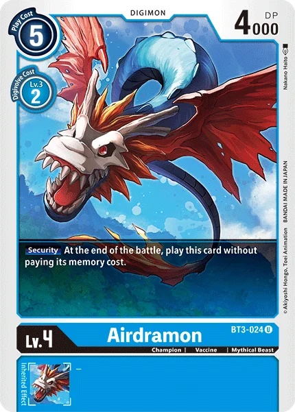 Airdramon 「BT3-024」「EN」