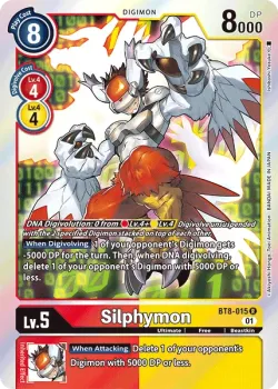 Silphymon — Tamer Party Pack: The Beginning #BT8-015 · Digimon