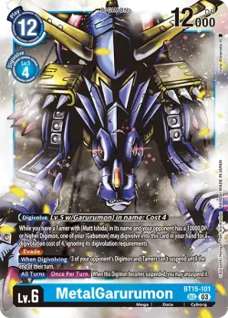 MetalGarurumon 「BT15-101」「EN」