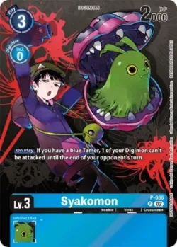 Syakomon — Official Tournament Pack Vol. 13 #P-086 · Digimon