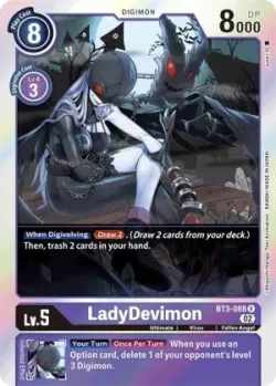 LadyDevimon — Official Tournament Pack Vol. 4 #BT3-088 · Digimon