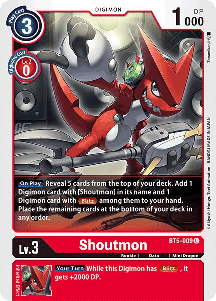 Shoutmon 「BT5-009」「EN」