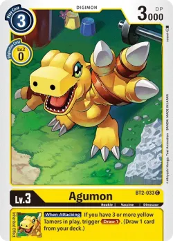 Agumon 「BT2-033」「EN」