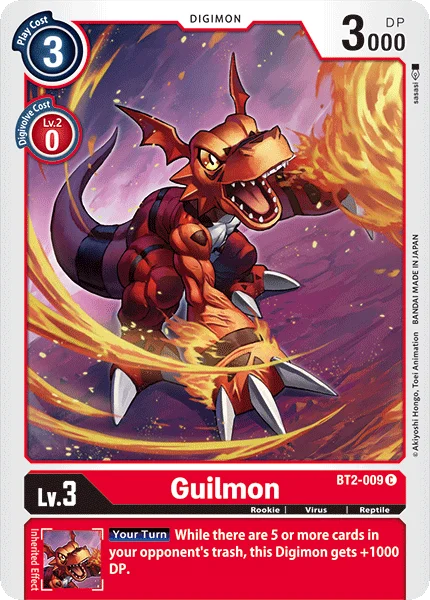 Guilmon 「BT2-009」「EN」