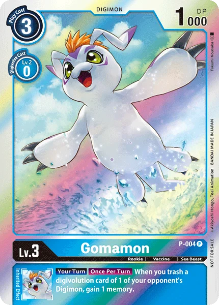Gomamon 「P-004」「EN」