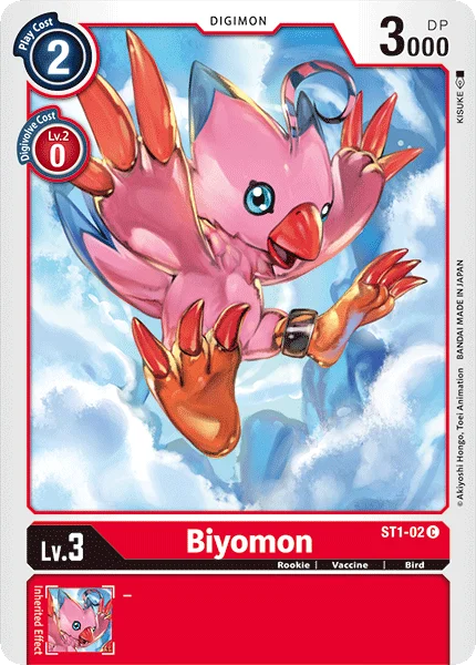 Biyomon 「ST1-02」「EN」