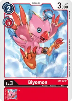 Biyomon 「ST1-02」「EN」