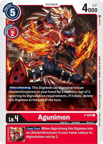 Agunimon 「P-029」「EN」